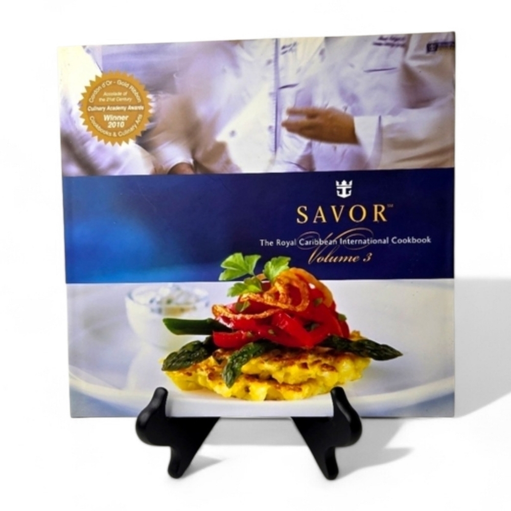 Savor, The Royal Caribbean Cookbook, Volume 3. Hardback.